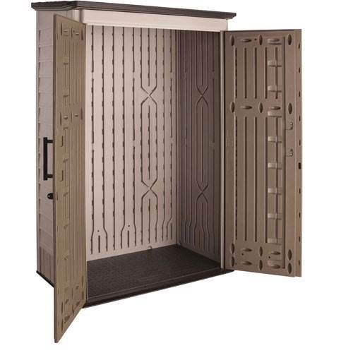 Rubbermaid Outdoor Storage Shed, 52 Cu.Ft., Weather-Resistant, Lockable Doors